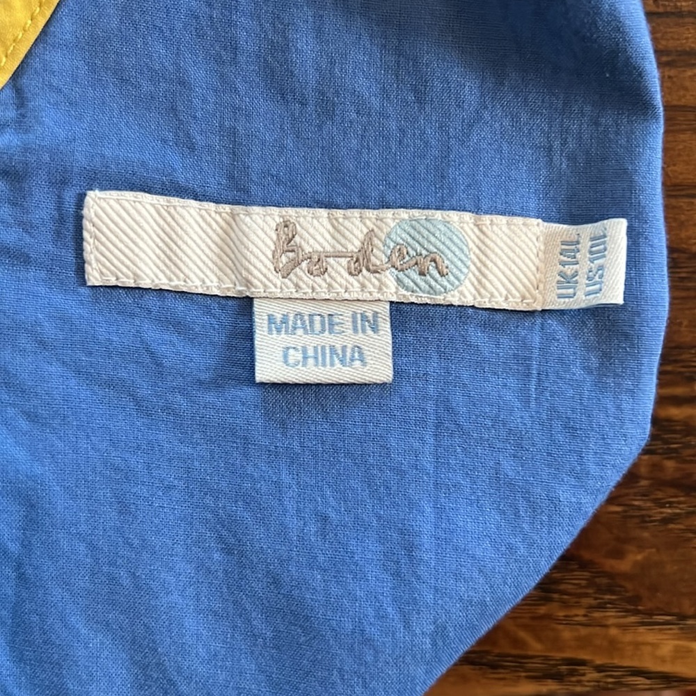 Blue print cotton sundress - Picture 5 of 7